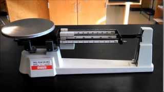 Tutorial Triple Beam Balance [upl. by Addam882]