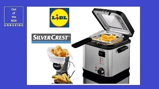 SilverCrest Mini Deep Fat Fryer with Fondue SFM 850 A2 UNBOXING Lidl 850 W 190 C [upl. by Eniarral459]