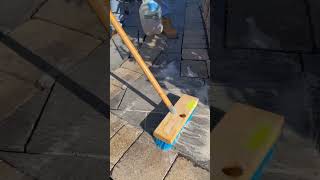 BEST CLEANER YOU HAVE EVER SEEN cleaning brick pavers sealer efflorescence remover salt [upl. by Negrom]