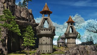 Hogwarts Owlery Tower Base  ASR Build Tutorial  ARK Survival Ascended [upl. by Irrek]