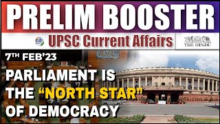 The Hindu Current Affairs  7 February 2023  Prelim Booster News Discussion  Rishav Sir [upl. by Lindbom]