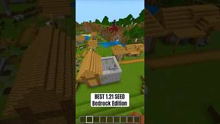 Best Bedrock Edition Seed 121 shorts [upl. by Voleta]