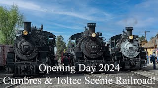 Opening Day 2024 Cumbres amp Toltec Scenic Railroad [upl. by Boelter]