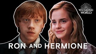 Ron and Hermione Most Perfect Moments  Harry Potter Compilation  Wizarding World [upl. by Tteraj223]