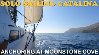 Anchoring at the Magical Moonstone Cove on Catalina Island [upl. by Leta]