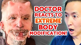 Plastic Surgeon Reacts to Body Modification EXTREME Bodies EXPLAINED [upl. by Bibi]