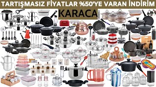 KARACA İNDİRİM  TARTIŞMASIZ FİYATLAR 50YE VARAN  KARACA HOME  Karaca KampanyalarıÇeyiz Listesi [upl. by Krucik]