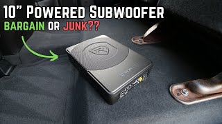 Are Under Seat Subwoofer’s Worth Your Money  Rockville 10quot Powered Subwoofer Review [upl. by Pardoes757]