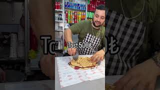 Bu Tost 500 TL sen 500 TL verir miydin istanbul istanbulmekanları tost tostçu mekanönerisi [upl. by Sueddaht196]