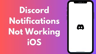 How to Fix Discord Notifications Not Working iOS 2024 [upl. by Darach377]