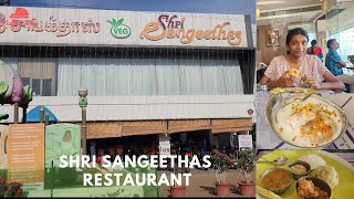 Shri Sangeethas Veg Restaurant  Trichy Food Review [upl. by Talley]