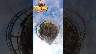 🎢 Millennium Coaster Fantasy Island amusementpark rides rollercoasters [upl. by Vastah]