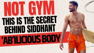 Kho Gaye Hum Kahan Siddhant Chaturvedi is not a gym freak and does this to stay fit [upl. by Eladal]