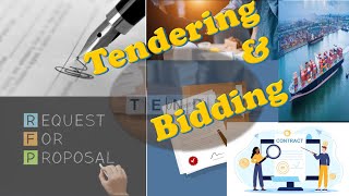 TENDERING amp BIDDING [upl. by Mitch567]