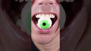 ASMR  Green Gummy Eyeball [upl. by Kinimod]