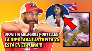 Dionisia Milagros Portelles diputada castrista que partió patas a cuentapropistas y ya está en USA [upl. by Merril458]