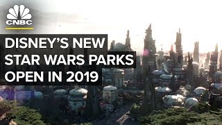 Star Wars Disney Theme Parks Will Open In 2019  CNBC [upl. by Ellett137]