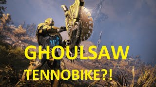 Warframe Ghoulsaw The new funniest weapon What a ride [upl. by Iznekcam]