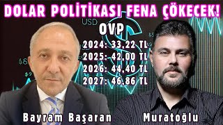 DOLAR POLİTİKASI FENA ÇÖKECEK Dolar 2027de 4686 TL olacak  MURAT MURATOĞLU  BAYRAM BAŞARAN [upl. by Melba156]