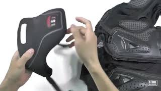 HEROBIKER Motorcycle Jacket Full Body Armor Motorcycle Chest Armor Review Aliexpress Price [upl. by Wiskind]