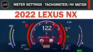 2022 Lexus NX  Meter Settings [upl. by Sheng]