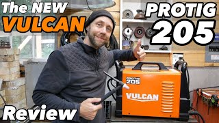 The new Vulcan PROTIG 205 TIG Welder from Harbor Freight [upl. by Jenilee]