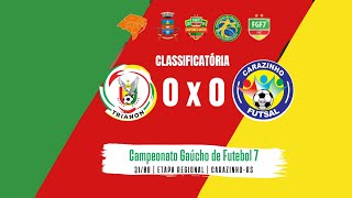 Campeonato Gaúcho de Futebol 7 Etapa Regional  Carazinho  RS [upl. by Akessej568]