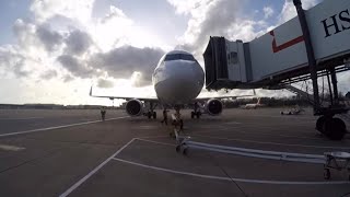 Ramp Agent POV A321NEO Turnaround [upl. by Tlevesor]