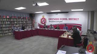 Crestwood School District Regular Meeting  April 24 2024 [upl. by Lanti182]