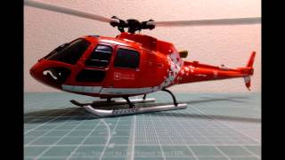 RC helicopter K123 Swiss Rescue model [upl. by Yroger]