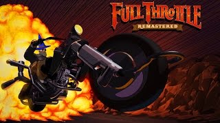 Full Throttle Remastered  Complete play through with Directors Commentary [upl. by Nelad]