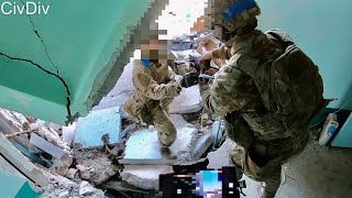 Ukraine GoPro  Western Volunteer Eliminates Russians with Drone [upl. by Ymas]