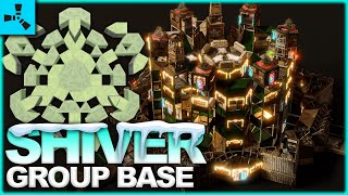 The Shiver  Meta Clan Base  Vaultcore  6 Bunkers  RUST Base Designs 2023 [upl. by Rehttam64]