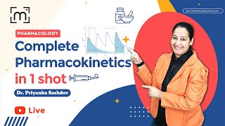 Complete Pharmacokinetics in 1 Shot by Dr Priyanka Sachdev Drug Metabolism Distribution and more [upl. by Donadee]