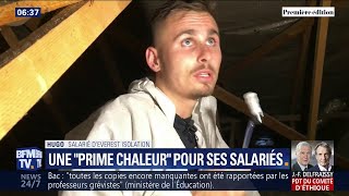 Une entreprise du Vaucluse propose à ses salariés une quotprime chaleurquot [upl. by Hiltner133]