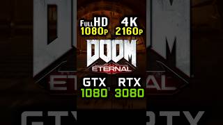 DOOM Eternal  GTX 1080 1080p vs RTX 3080 4K [upl. by Burke832]