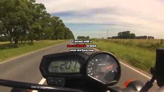 Fz6 0100 kmh 0200 kmh GOPRO acceleration [upl. by Meriel]