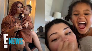 Kylie Jenner amp Stormi REACT to Viral TikTok Sound  E News [upl. by Eenitsed]