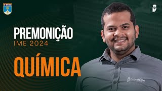 PREMONIÇÃO  OPERAÇÃO URCA  IME 2024  Química  Prof Thiago Cardoso [upl. by Gurango]