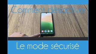 Comment entrer ou sortir du mode sécurisé sur Samsung galaxy A33 5G [upl. by Elisee]