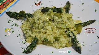 394  Risotto asparagi e zafferanoper chi vuole anche vegano primo facile a base di verdure [upl. by Drofkcor357]