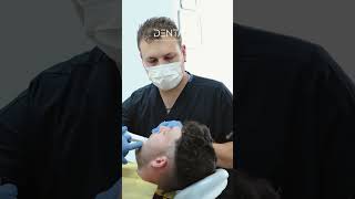 Zirconium Crowns Process in Turkey shortsvideo dentist fyp teethwhitening dentalclinic [upl. by Nyrehtac]