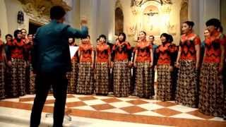 O Lux Beata Trinitas Ko Matsushita  PSM Undip  Diponegoro University Choir [upl. by Attenaej711]