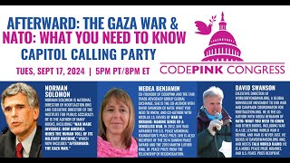 Afterward The Gaza War amp NATO What You Need to Know  CODEPINK Congress Capitol Calling Party [upl. by Finah854]