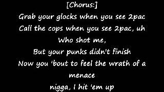 Tupac  Hit Em Up Lyrics [upl. by Joli828]