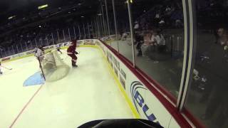 Ref Todd Anderson wears a GoPro during Frozen Faceoff Championship Game [upl. by Ontina]