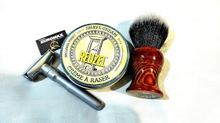 Reuzel Shaving Cream Mercure Future Razor Tabac Aftershave Euromax Blade Yaqi 28mm Synthetic [upl. by Oicam]