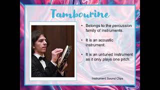 Tambourine Sound Example [upl. by Reivaz]