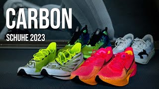 Carbon Laufschuhtest 2023  Neue Marken schnellere Schuhe [upl. by Annekcm968]