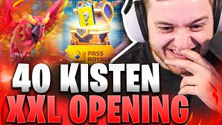 🔥😱GANZER SEASONPASS auf EINMAL  ERSTEN Champion UNLOCKED  Clash Royale F2P Challenge [upl. by Pryor]